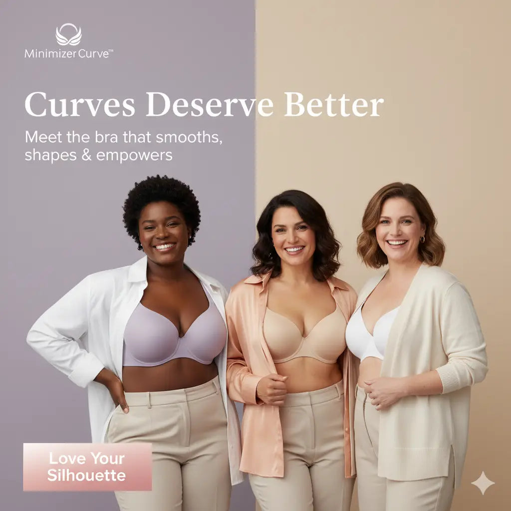 Minimizer Curve™ – The Deep V Sculpting Bra