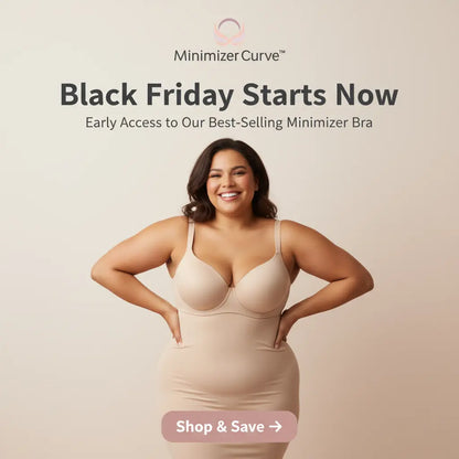 Minimizer Curve™ – The Deep V Sculpting Bra