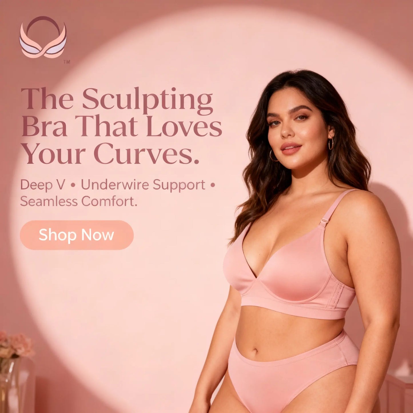 Minimizer Curve™ – The Deep V Sculpting Bra