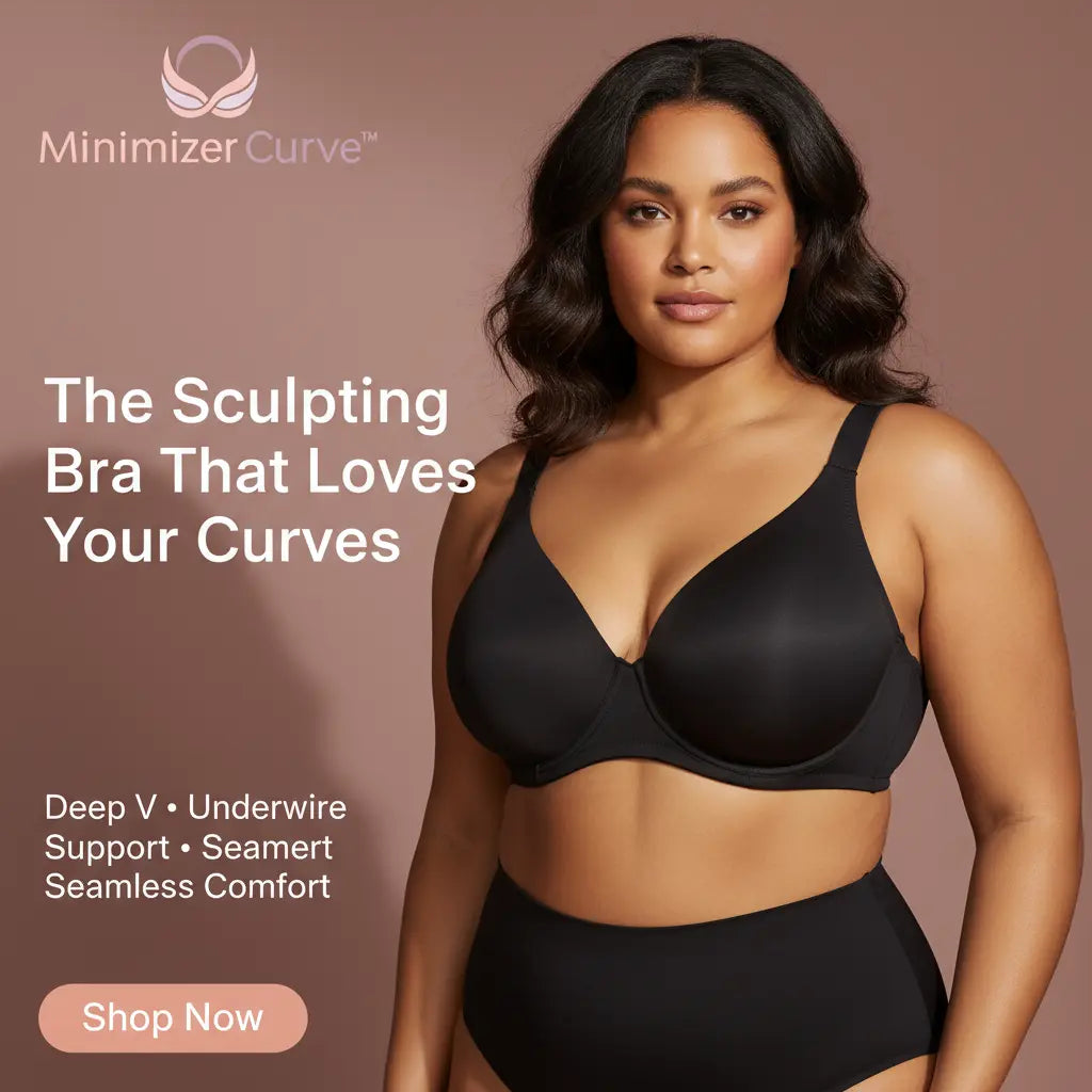 Minimizer Curve™ – The Deep V Sculpting Bra