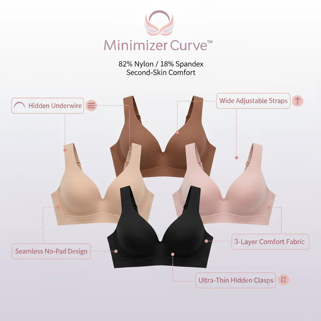 Minimizer Curve™ – The Deep V Sculpting Bra