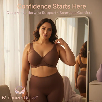 Minimizer Curve™ – The Deep V Sculpting Bra
