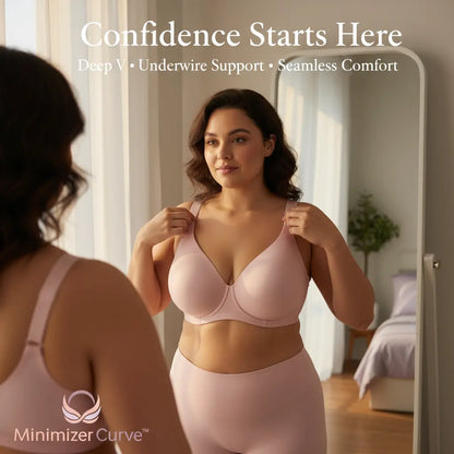Minimizer Curve™ – The Deep V Sculpting Bra
