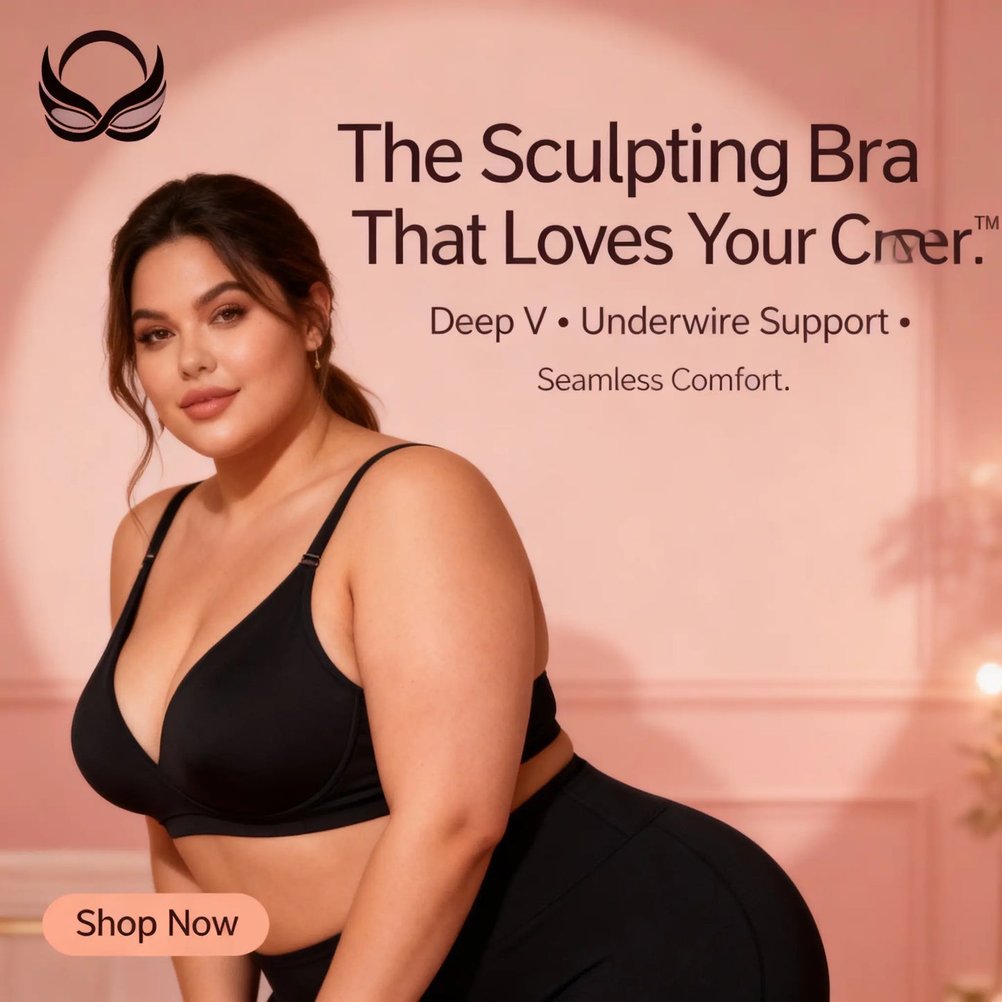 Minimizer Curve™ – The Deep V Sculpting Bra